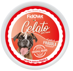 FidoVet Gelato - Jordbær hundeis