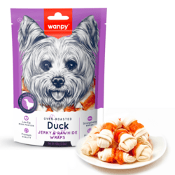 Wanpy Duck Jerky & Rawhide Wraps 100g