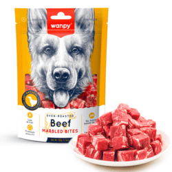 Wanpy Marbled Beef Bites 100g