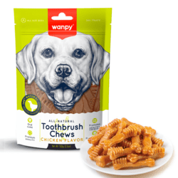 Wanpy Toothbrush Chews Chicken Flavor 100g