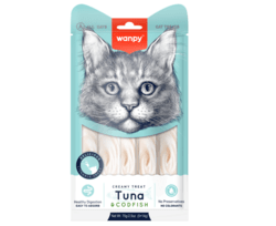 Wanpy Creamy Lickable Treat - Tuna & Codfish 70g 5x14g