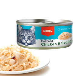 Wanpy Canned Food Chicken & Scallop 95g