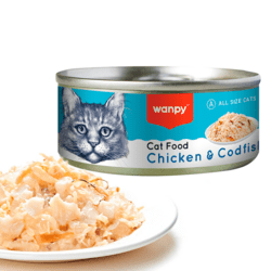 Wanpy Canned Food Chicken & Codfish 95g