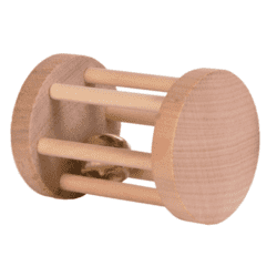 Rodent toy Wooden with bell