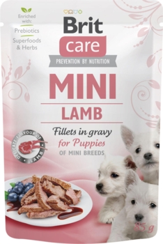 Brit Care Mini Puppy Fileter i sovs - lam