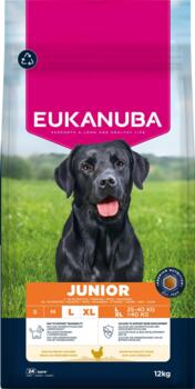 Eukanuba Junior Large Breed Kylling 12kg.