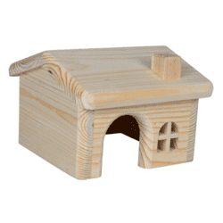 Wooden house for hamster/mouse 15x11x15