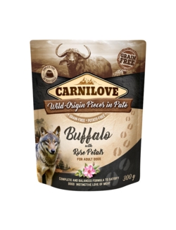 Carnilove Pouch Paté Buffalo with Rose Petals 300 g