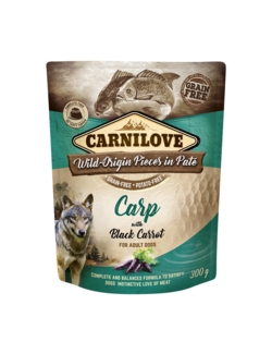 Carnilove Pouch Paté Carp with Black Carrot 300 g