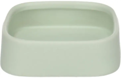 Zara Mad- og Vandskål til Gnavere Kvadratisk Grøn 12x12x3,5cm – 200 ml