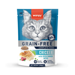 Wanpy Kattefoder - Voksen - Kylling 500 g