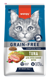 Wanpy Kattefoder - Voksen - Tun 8 kg