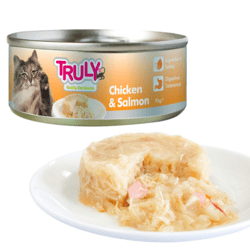 Truly Cat Vådfoder – Kylling & Laks 95 g