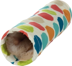 Tunnel Fizi Multicolour til hamster (25 x 6 cm)