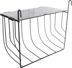 Høhæk til ophæng med låg – Sort 25x18x12 cm