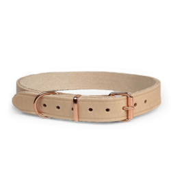 Walk'it Halsbånd Kernelæder/Rosaguld