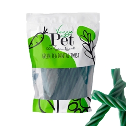 VeggiePet Green Tea Dental Twist – 100 g