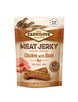 Carnilove Jerky – Chicken with Quail Bar 100 g