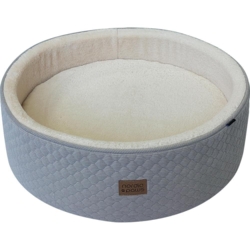 Nordic Paws Hundeseng inkl. Tæppe – Oda (Lysegrå)