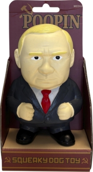 Poopin Medium – Squeaky Hundelegetøj i Latex