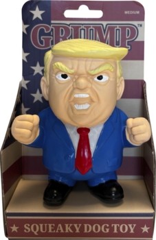 Grump Medium – Squeaky Hundelegetøj i Latex