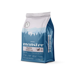 Monster Dog Original Puppy Sensitive 2 kg – Skånsomt hvalpefoder til sarte maver