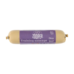 Zooper Training Sausage med And – 100 g  (OUTLET)