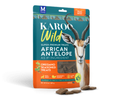 Karoo Wild Trail Bites Oregano 227 g super premium hundegodbid med Antilopekød