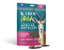 Karoo Wild Trail Bites Rosmarin 227 g super premium hundegodbid med Antilopekød