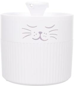 Flamingo Drikkefontæne Mali 2L hvid lydsvag vandfontæne til hund og kat