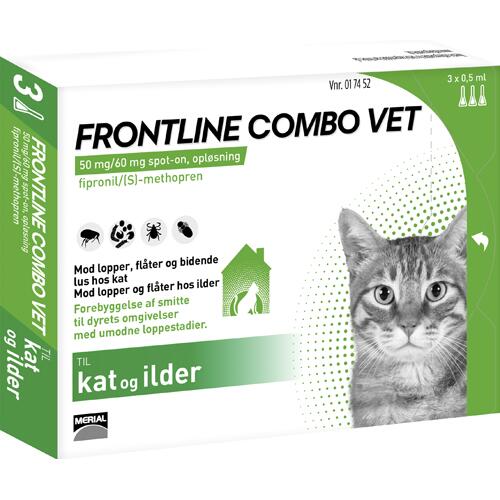 uitbreiden Begeleiden inflatie Frontline Combo flea remedy 3x0.5ml for cat