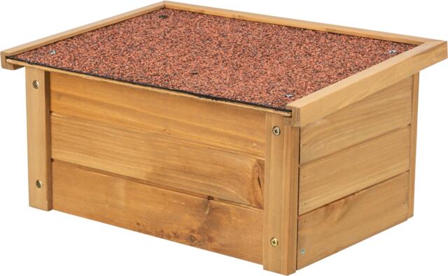 Trixie Udendørs Hus til Kanin 40 × 20 × 28 cm | Træhus med tagpap