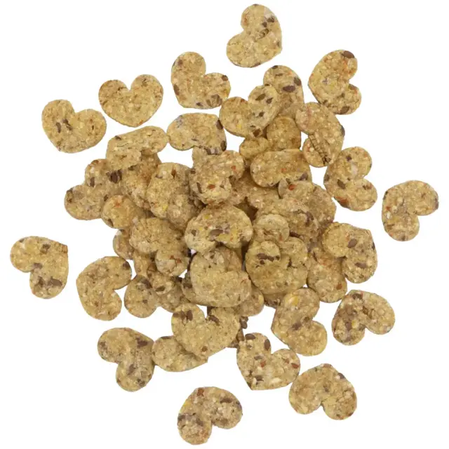 JR Tiny Treats Protein Hjerter Melorme 100 g | Snack med melorme til gnavere