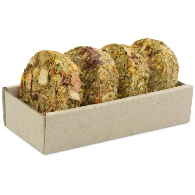 JR Farm Grainless Morgenfrue & Banan 80 g | Kornfri snack til kaniner og gnavere