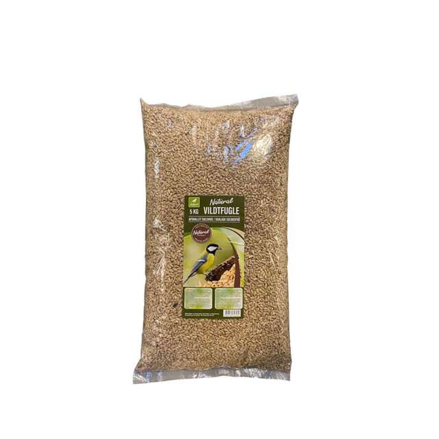 Natural Afskallet Solsikke 5 kg | Solsikkefrø uden skal til vilde fugle