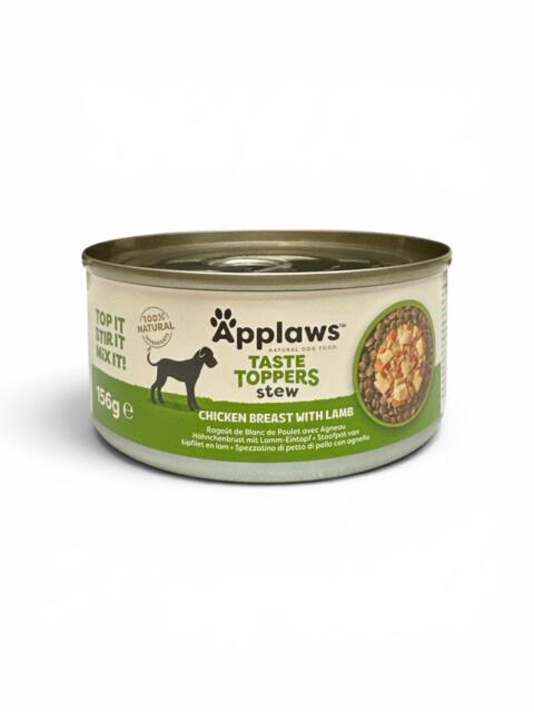 Applaws Taste Toppers Stew med Kyllingebryst og Lam 156 g | Naturligt vådfoder til hund