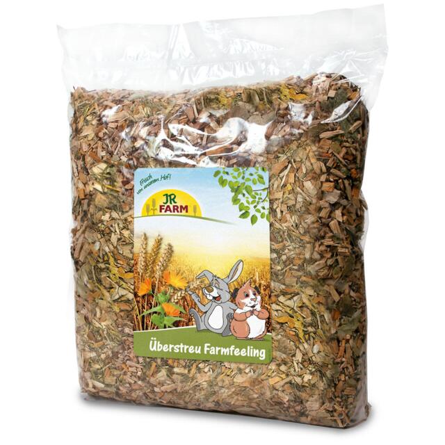JR Farm Bundlag Skovfeeling 10 L | Naturligt bundmateriale til kanin og gnavere