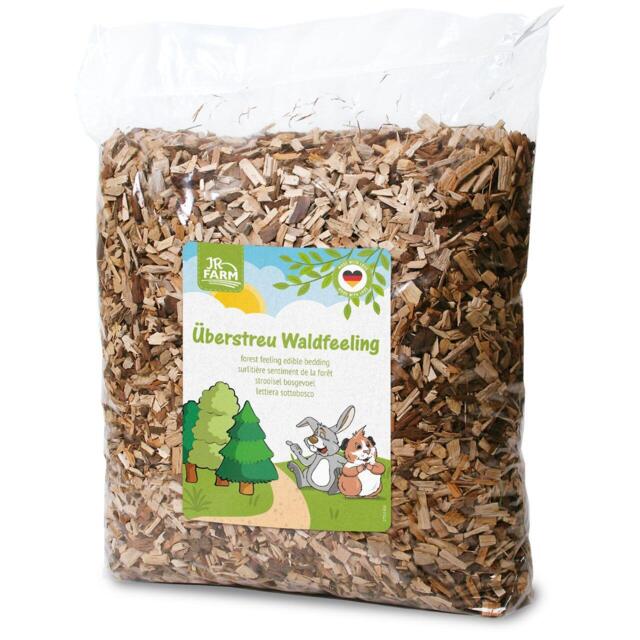JR Farm Bundlag Skovfeeling 10 L | Naturligt bundmateriale til kanin og gnavere