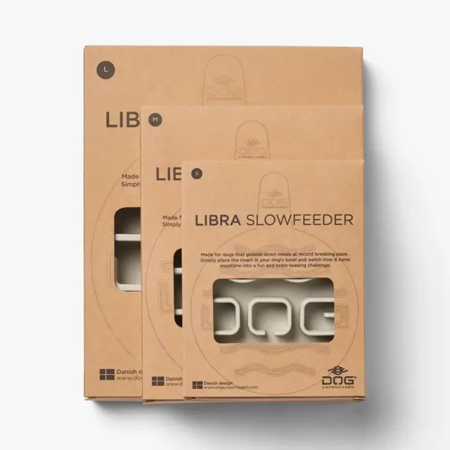 DOG Copenhagen Libra Slowfeeder Coffee Cream | Slow feeder indsats til hundeskål