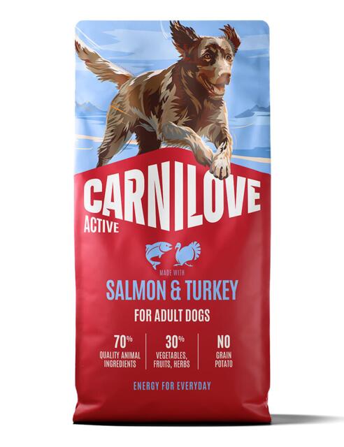 Carnilove Salmon & Turkey for Adult All Breeds 12 kg | Fuldfoder til voksne hunde
