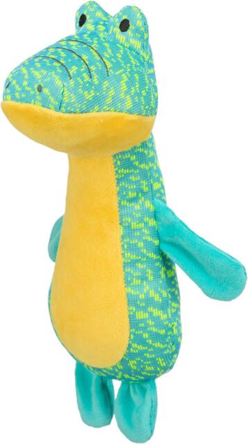Trixie alligator plys legetøj 29 cm | blødt hundelegetøj i plys og stof