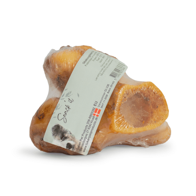 Snack'it Okseknogleled i folie Small | naturlig tyggeknogle til hund af 100 % okse