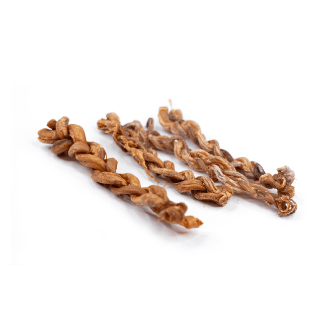 Lammepenis Flettet Naturlig Hundesnack 100g