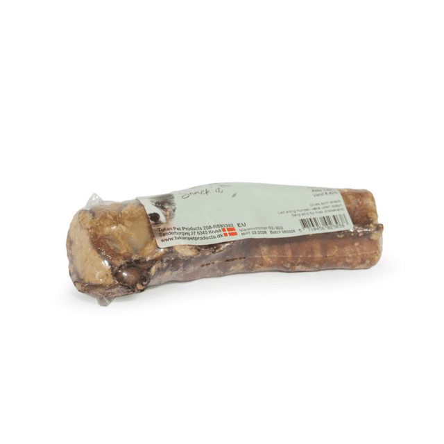 Snack'it okseluftrør med fyld - naturlig hundesnack (15 cm)