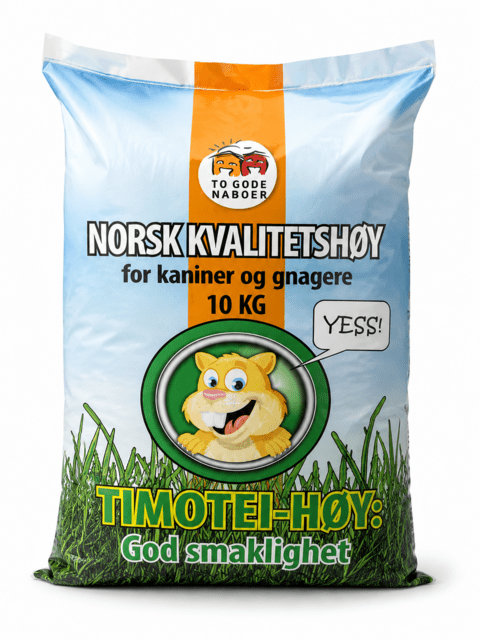 To Gode Naboer timothyhø - naturligt gnaverhø (10 kg)