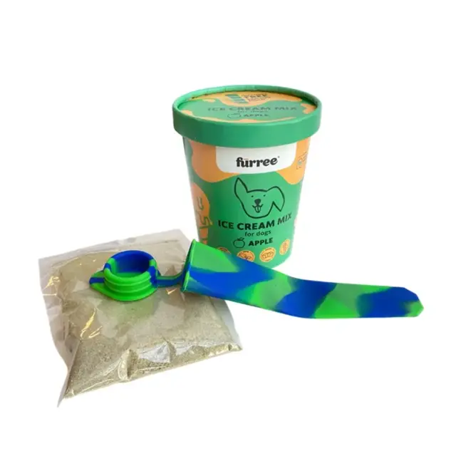 FÜRREE icecream med æble – sund hundeis med form