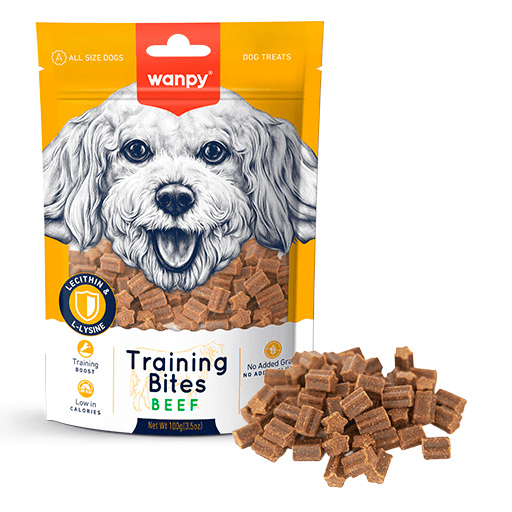 Wanpy Training Bites Beef Hundegodbidder 100 g