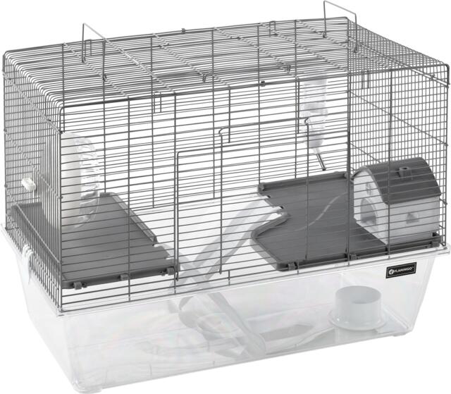 Flamingo Rafi Hamsterbur Komplet Gnaverbur 63x36,5x44,5cm