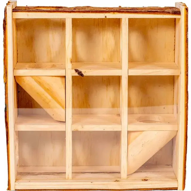 Ozami Natural Wooden Play Tower Aktivitetstårn i Naturtræ 29x10x29cm