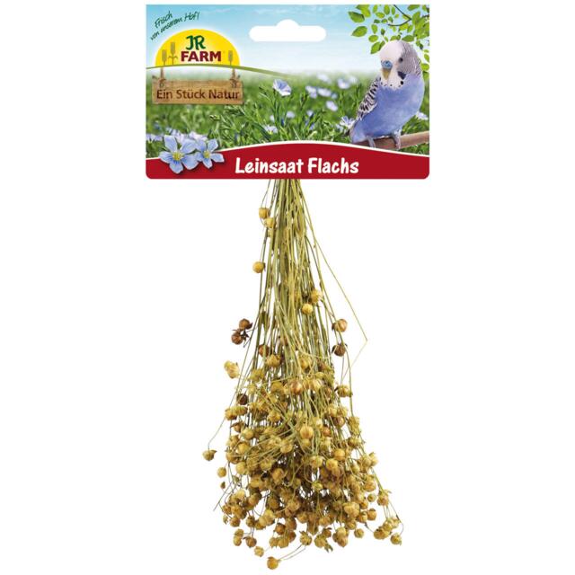 JR Farm Flax Naturlige Hørfrøaks Fuglesnack 30g